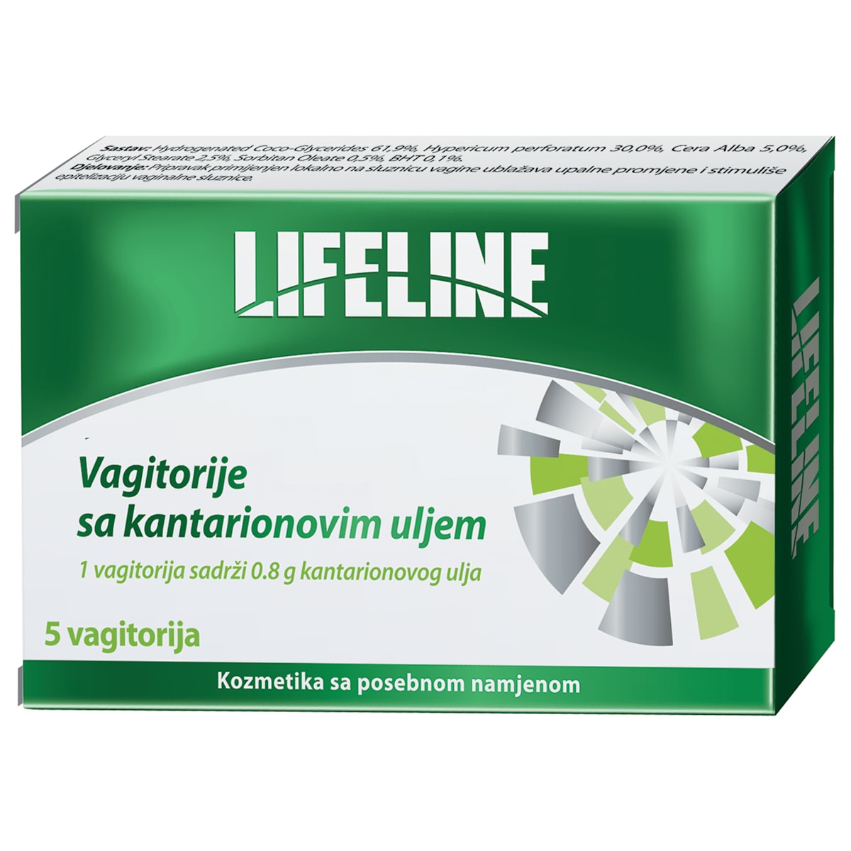 Vagitorije sa kantarionovim uljem 5 kom