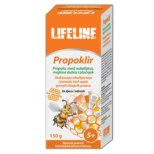 Propoklir sipup med, propol, eukal, majčin, plućnjak 150ml