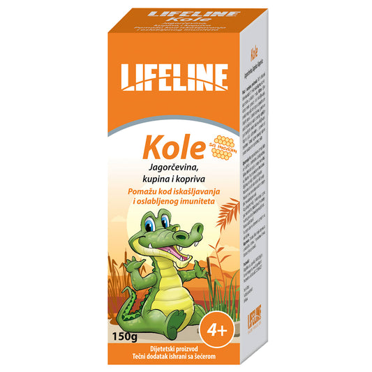 Kole sirup jagorčevina, kupina i kopriva 150 ml